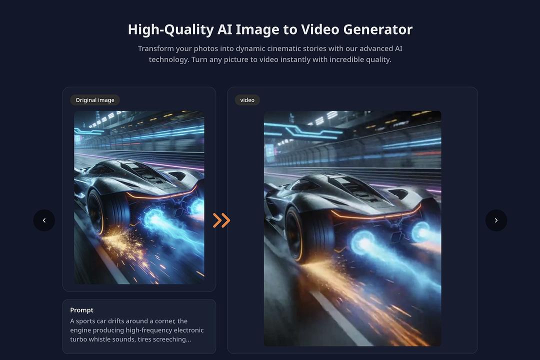 Cinematic AI Video Studio – Veevid AI