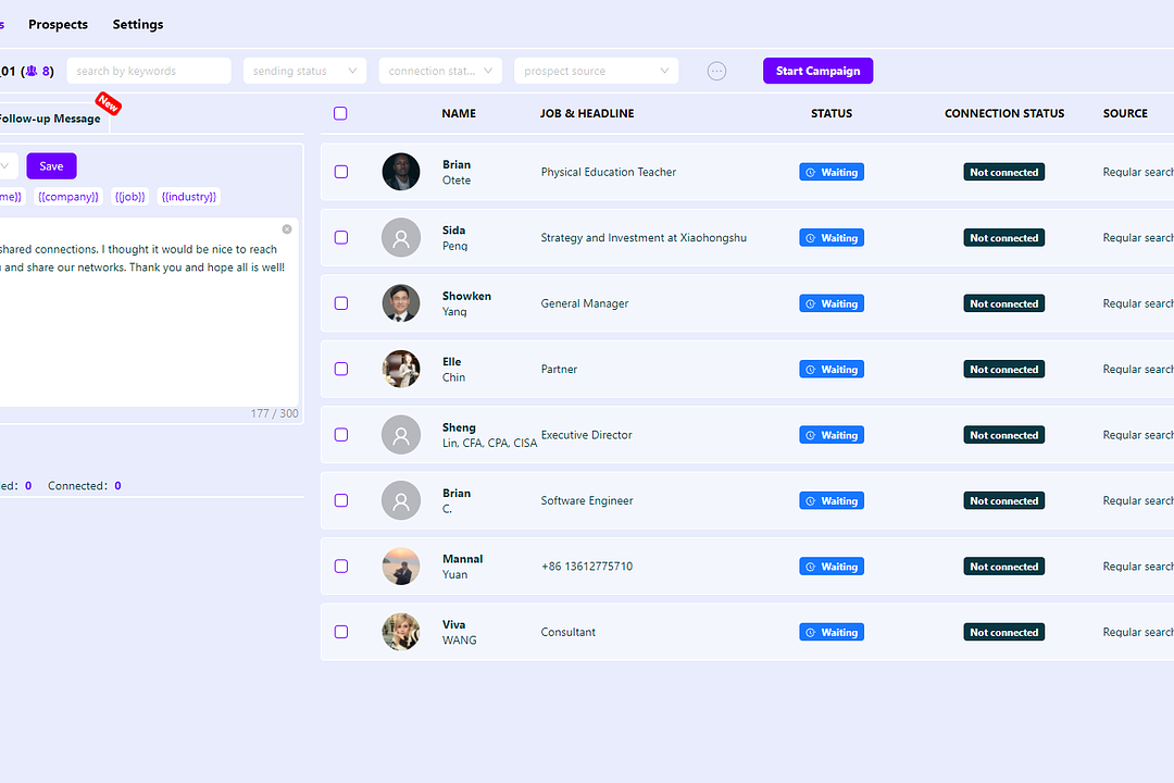 SparkIn - LinkedIn Automation Tool